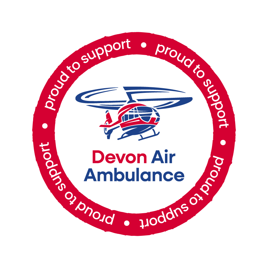 Proud to support Devon Air Ambulance